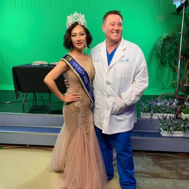 Jim Hooper with Miss Vietnam