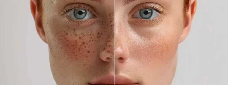 a glowing, rejuvenated skin showing increased elasticity after stem cell therapy.